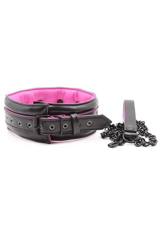 Collier Laisse Rose 
