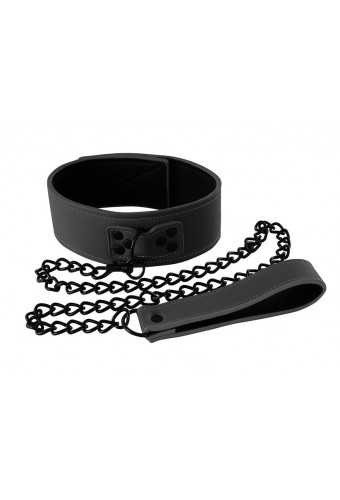 Collier et Laisse Renegade noir 