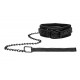 Collier et Laisse Luxury Noir 