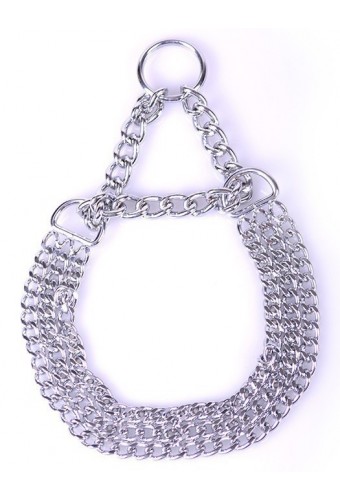 Collier 3 Chaînes en Métal 
