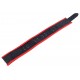 Collier en cuir avec 3 Anneaux D Rouge 