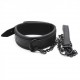 Collier + Laisse Noir 