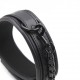 Collier + Laisse Noir 