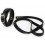Collier et Laisse Lighty Noir