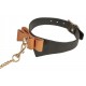 Collier et Laisse Butler Noir et Marron 
