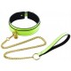 Collier-laisse phosphorescent Luminous Vert 