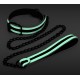 Collier-Laisse fluorescente Glo 75cm 