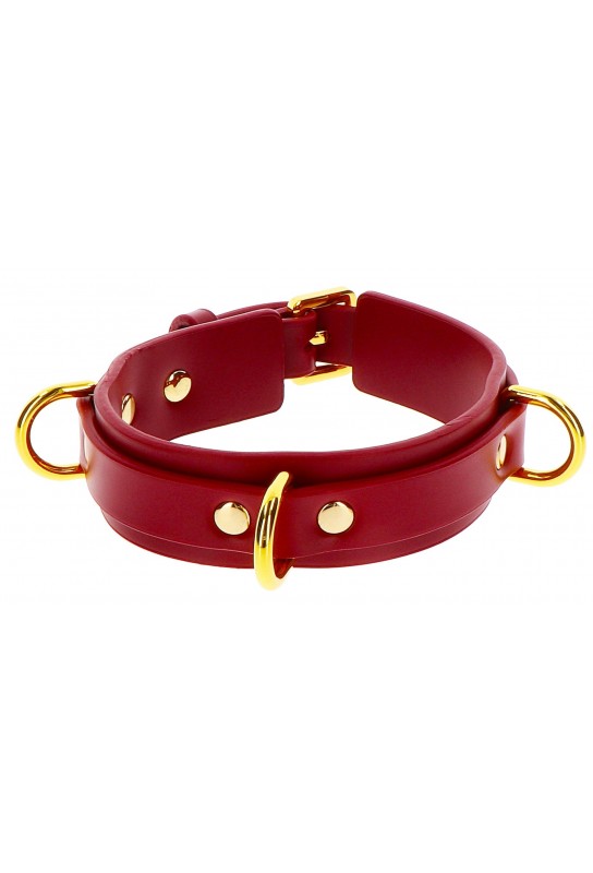 Collier D-Ring Taboom Rouge 