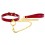 Collier-Laisse Taboom Rouge