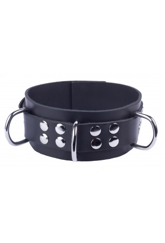 Collier en cuir Ultra Noir 