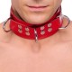 Collier en cuir Ultra Rouge 