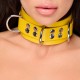 Collier en cuir Ultra Jaune 
