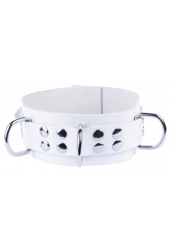 Collier en cuir Ultra Blanc 