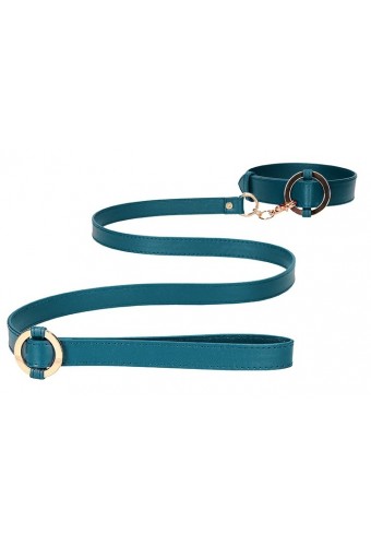 Collier-Laisse Halo Col Bleu 