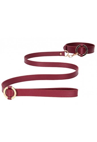 Collier-Laisse Halo Col Rouge 