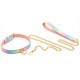 Collier-laisse Sm Laser Rose 