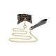 Collier et Laisse Studded Vogue Noir 
