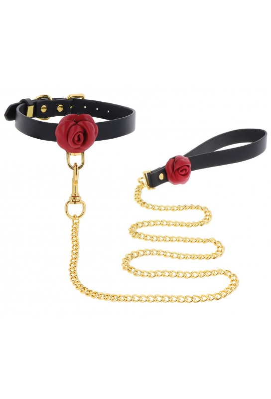Collier et laisse Wild Roses 