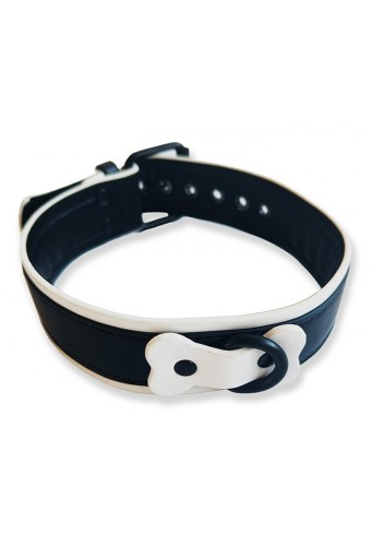 Collier Puppy Collar Noir-Blanc 
