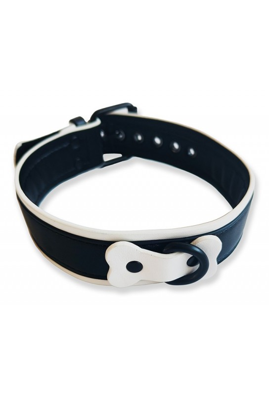 Collier Puppy Collar Noir-Blanc 