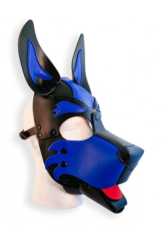 Cagoule Puppy Hood Noire et Bleue 