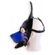 Cagoule Puppy Hood Noire et Bleue 