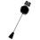 Cravache Feather Crop Noire 50 cm