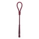 Cravache Round 50cm Noir-Rouge 