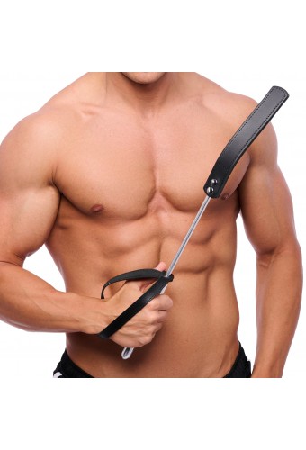 Cravache - Métal / Cuir - 52cm 