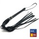 MARTINET BRINS EN CUIR NOIR - 78cm - MANCHE EN BOIS 