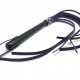 MARTINET BRINS EN CUIR VIOLET - 78cm - MANCHE EN BOIS 