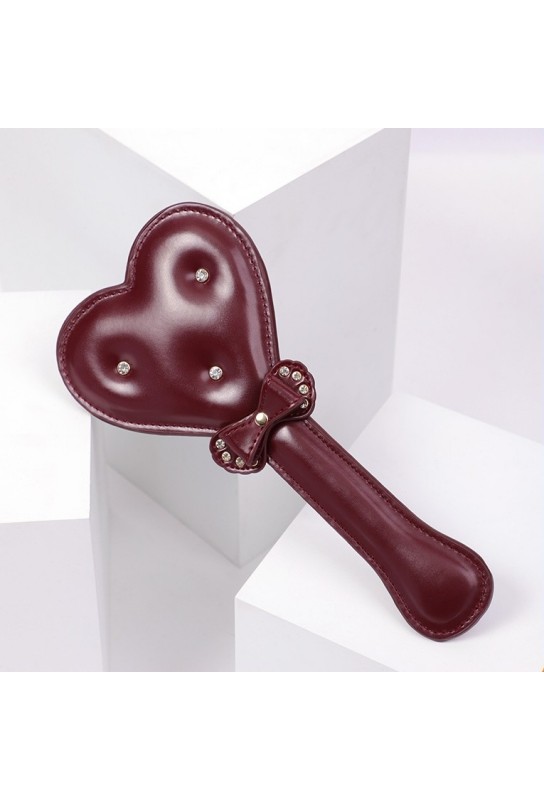 Paddle Bow Heart 30cm Marron 