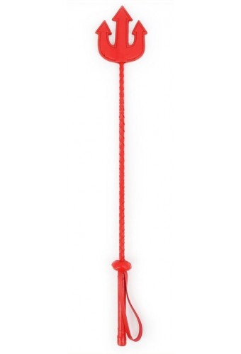Cravache Trident 65cm Rouge 