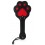Paddle Patte 28 x 13cm Noir-Rouge