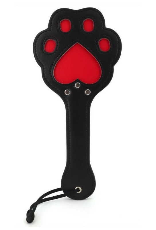 Paddle Patte 28 x 13cm Noir-Rouge 