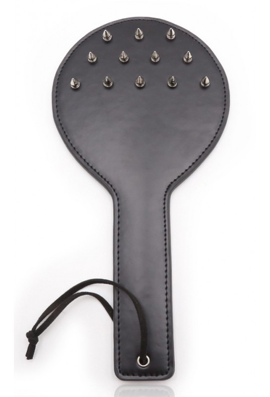 Paddle avec pointes métal 30 x 15cm Noir 