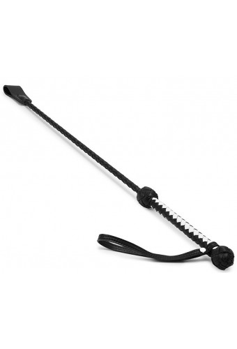 Cravache en Cuir Woveny 64cm 