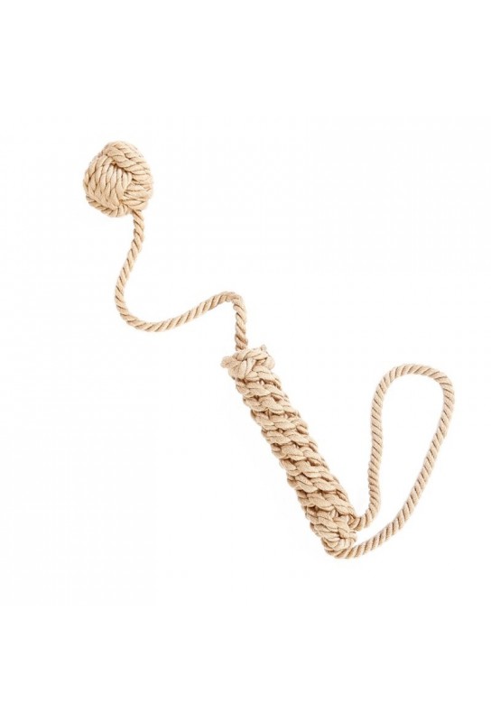 Balle-Corde Puppyball Beige 