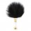 Plumeau Golden Clear 15cm Noir