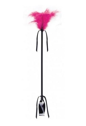 Cravache et Plumeau Secret Touch 50cm Fuchsia 