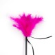 Cravache et Plumeau Secret Touch 50cm Fuchsia 