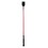 Cravache cuir et nylon Neon Stick 72cm Noir-Rouge