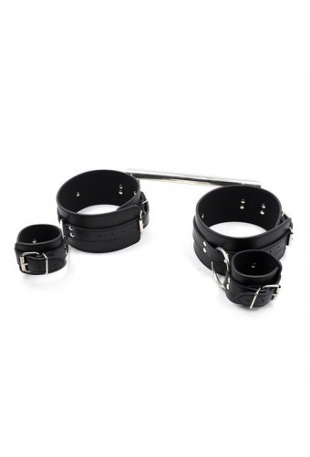 Barre avec Menottes Poignets-Jambes 