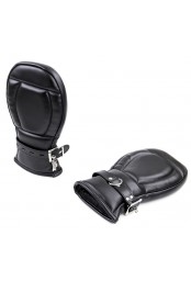 Gants Padded Lock Noirs