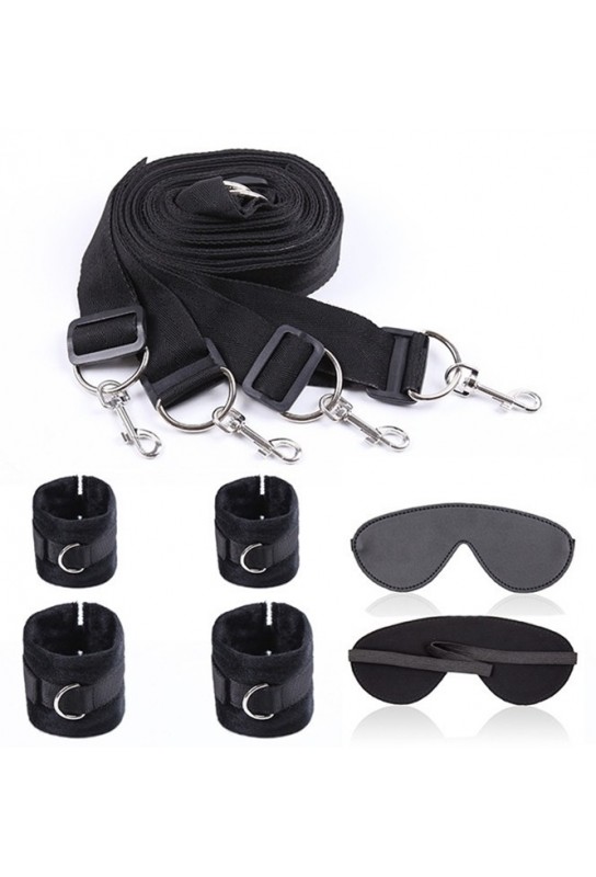 Kit pour le lit Bed Bindings Noir 