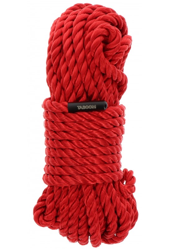 Corde de bondage Taboom 10M - 7mm Rouge 