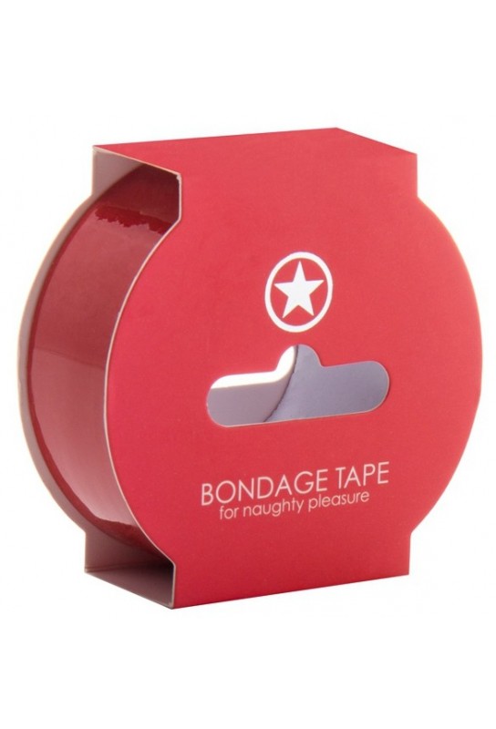 Ruban non collant Bondage Tape 17m Rouge 
