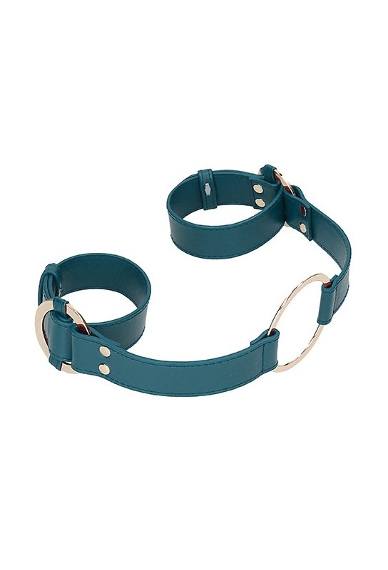 Menottes pour poignets avec Anneaux Halo Bleu 