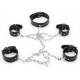 Set de restriction Collier et Menottes Noir 