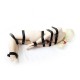 Lot de 7 Sangles Attaches Camisole Claps Noires 